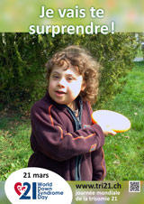 Affiche pour la journe mondiale de la trisomie 21