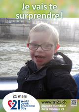 Affiche pour la journe mondiale de la trisomie 21
