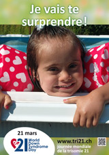 Affiche pour la journe mondiale de la trisomie 21