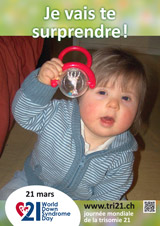 Affiche pour la journe mondiale de la trisomie 21