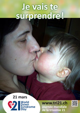 Affiche pour la journe mondiale de la trisomie 21