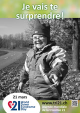 Affiche pour la journe mondiale de la trisomie 21