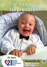 Affiche pour la journe mondiale de la trisomie 21