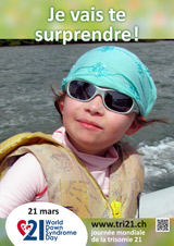 Affiche pour la journe mondiale de la trisomie 21