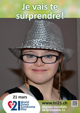 Affiche pour la journe mondiale de la trisomie 21