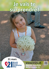 Affiche pour la journe mondiale de la trisomie 21