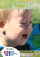 Affiche pour la journe mondiale de la trisomie 21