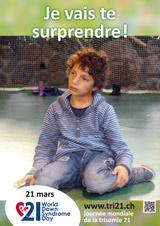 Affiche pour la journe mondiale de la trisomie 21