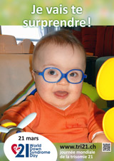 Affiche pour la journe mondiale de la trisomie 21