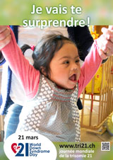 Affiche pour la journe mondiale de la trisomie 21