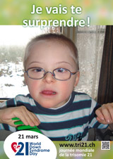 Affiche pour la journe mondiale de la trisomie 21