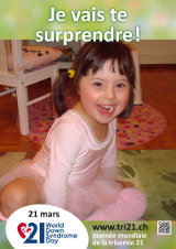 Affiche pour la journe mondiale de la trisomie 21