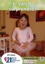 Affiche pour la journe mondiale de la trisomie 21