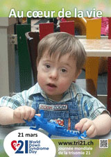 Affiche pour la journée mondiale de la trisomie 21
