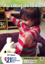 Affiche pour la journée mondiale de la trisomie 21