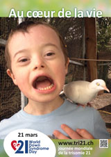 Affiche pour la journée mondiale de la trisomie 21