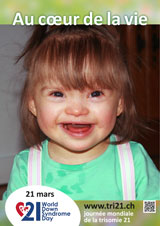 Affiche pour la journée mondiale de la trisomie 21