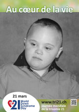 Affiche pour la journée mondiale de la trisomie 21