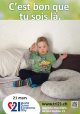 Affiche pour la journée mondiale de la trisomie 21