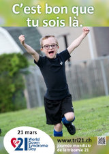 Affiche pour la journée mondiale de la trisomie 21