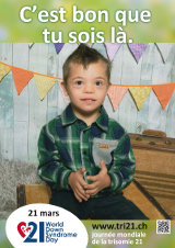 Affiche pour la journée mondiale de la trisomie 21