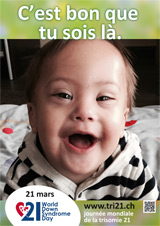 Affiche pour la journée mondiale de la trisomie 21