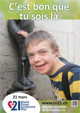 Affiche pour la journée mondiale de la trisomie 21