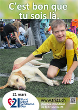 Affiche pour la journée mondiale de la trisomie 21