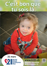Affiche pour la journée mondiale de la trisomie 21