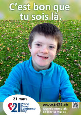 Affiche pour la journée mondiale de la trisomie 21