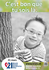 Affiche pour la journée mondiale de la trisomie 21