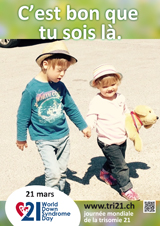 Affiche pour la journée mondiale de la trisomie 21