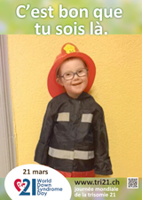 Affiche pour la journée mondiale de la trisomie 21
