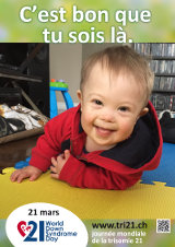 Affiche pour la journée mondiale de la trisomie 21