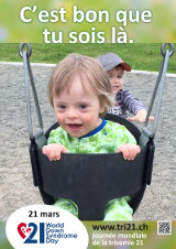 Affiche pour la journée mondiale de la trisomie 21
