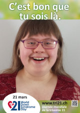 Affiche pour la journée mondiale de la trisomie 21