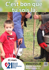 Affiche pour la journée mondiale de la trisomie 21