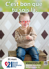 Affiche pour la journée mondiale de la trisomie 21