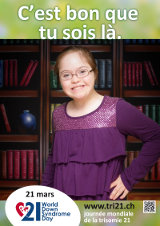 Affiche pour la journée mondiale de la trisomie 21