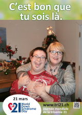 Affiche pour la journée mondiale de la trisomie 21