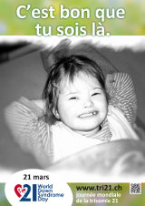 Affiche pour la journée mondiale de la trisomie 21