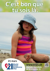 Affiche pour la journée mondiale de la trisomie 21