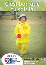 Affiche pour la journée mondiale de la trisomie 21
