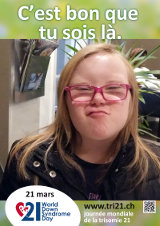 Affiche pour la journée mondiale de la trisomie 21