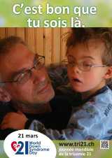 Affiche pour la journée mondiale de la trisomie 21