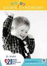 Affiche pour la journée mondiale de la trisomie 21