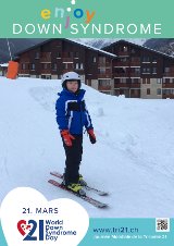 Affiche pour la journée mondiale de la trisomie 21
