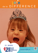Affiche pour la journée mondiale de la trisomie 21