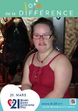 Affiche pour la journée mondiale de la trisomie 21