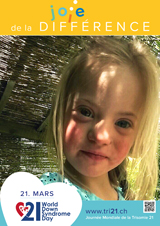 Affiche pour la journée mondiale de la trisomie 21